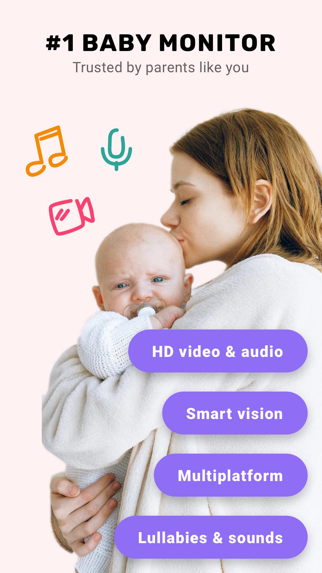 Bibino Baby Monitor & Video Nanny Cam For Parents 2.1.11 Screenshot 1