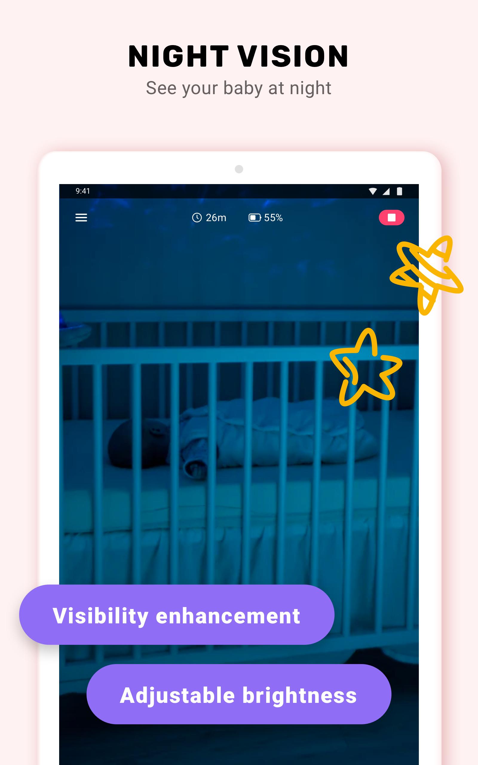 Bibino Baby Monitor & Video Nanny Cam For Parents 2.1.11 Screenshot 11