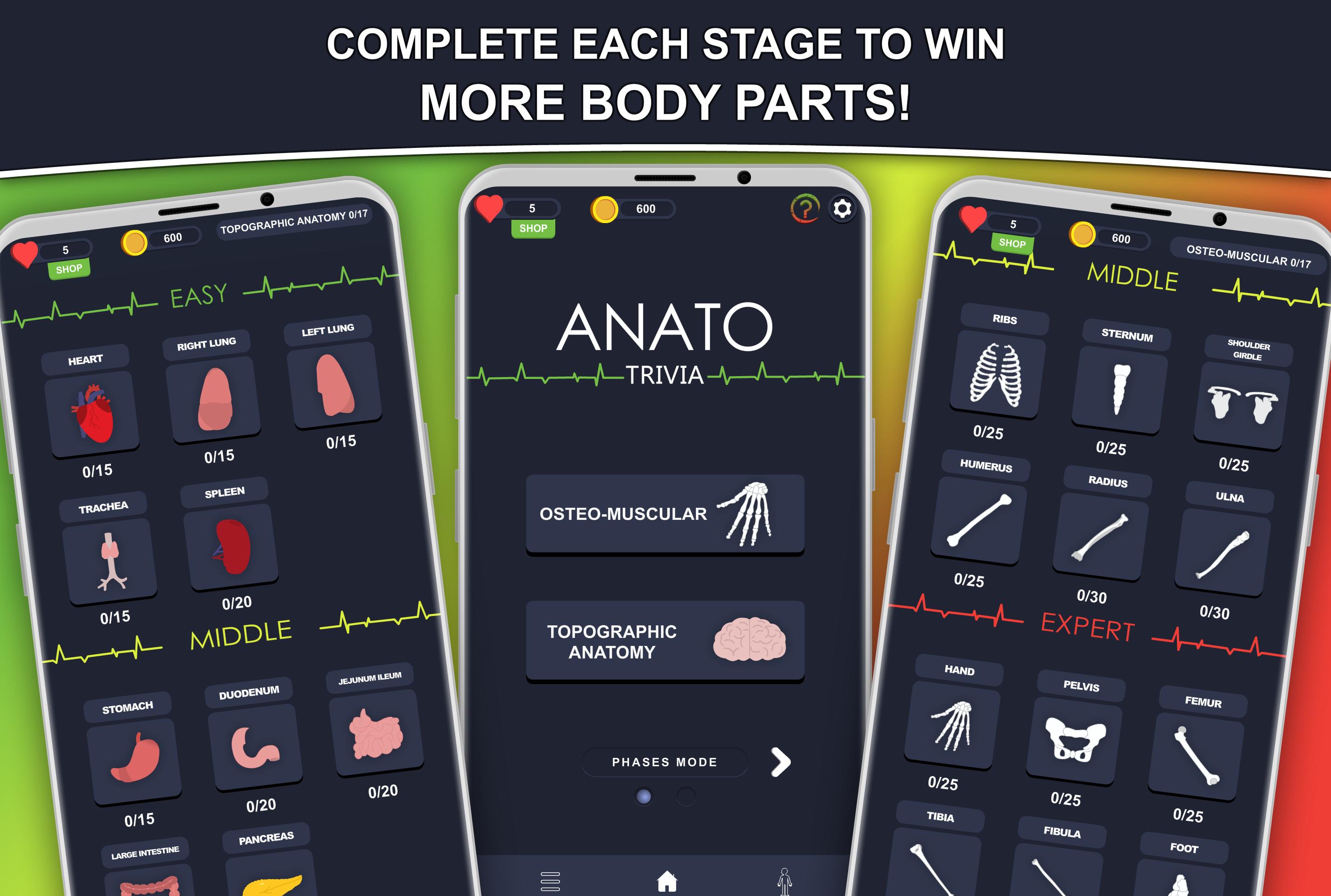 Anato Trivia Quiz on Human Anatomy 3.1.0 Screenshot 3