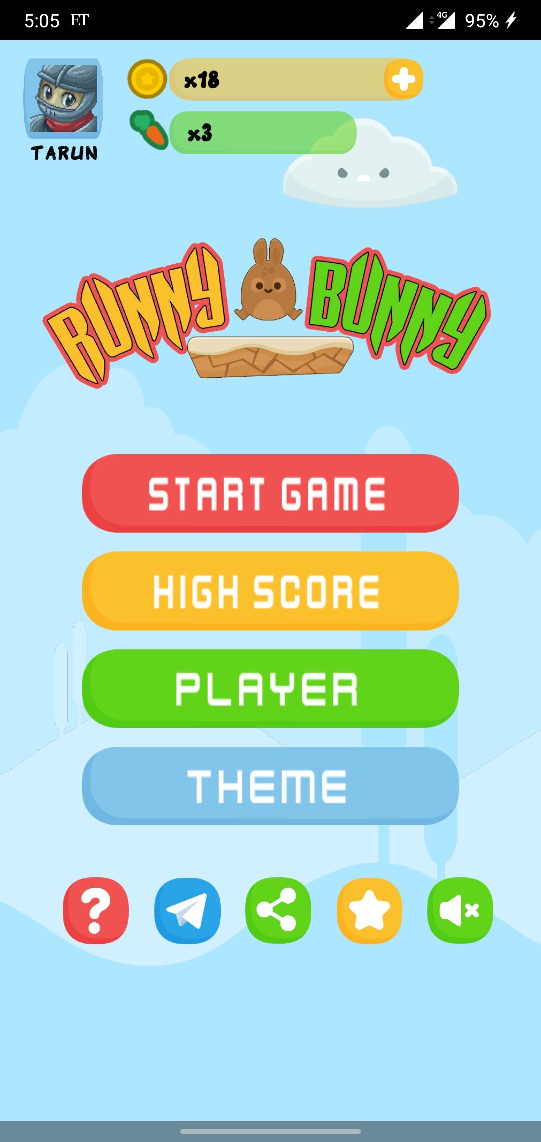 Runny Bunny 2.1 Screenshot 1