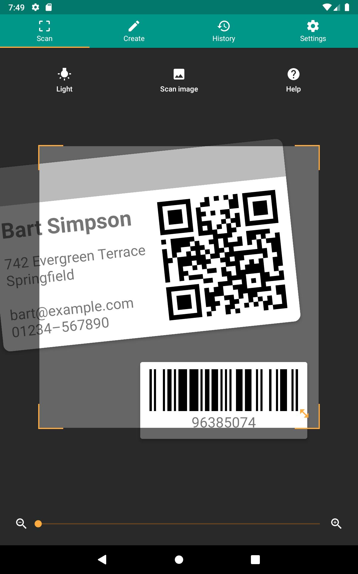 QR & Barcode Reader 2.6.7-L Screenshot 11