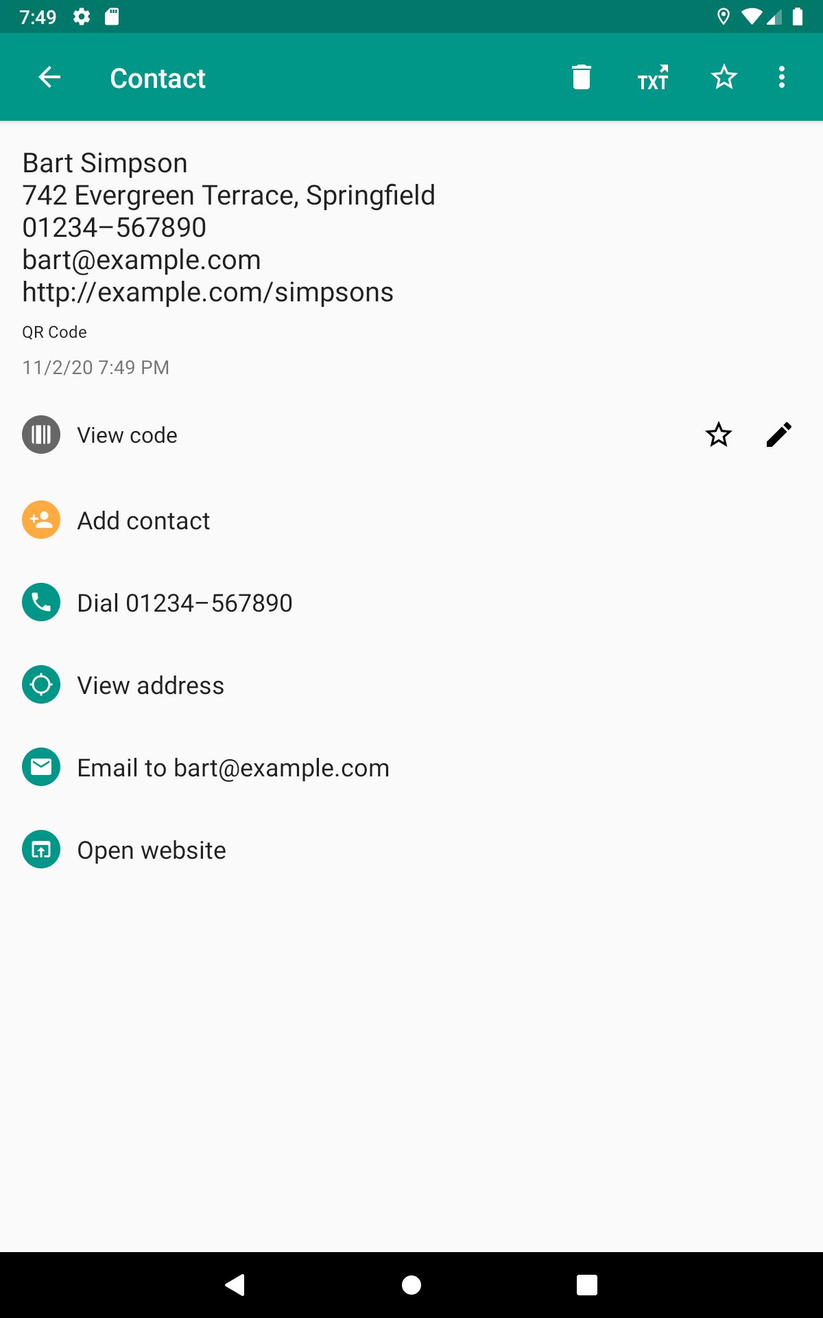 QR & Barcode Reader 2.6.7-L Screenshot 12