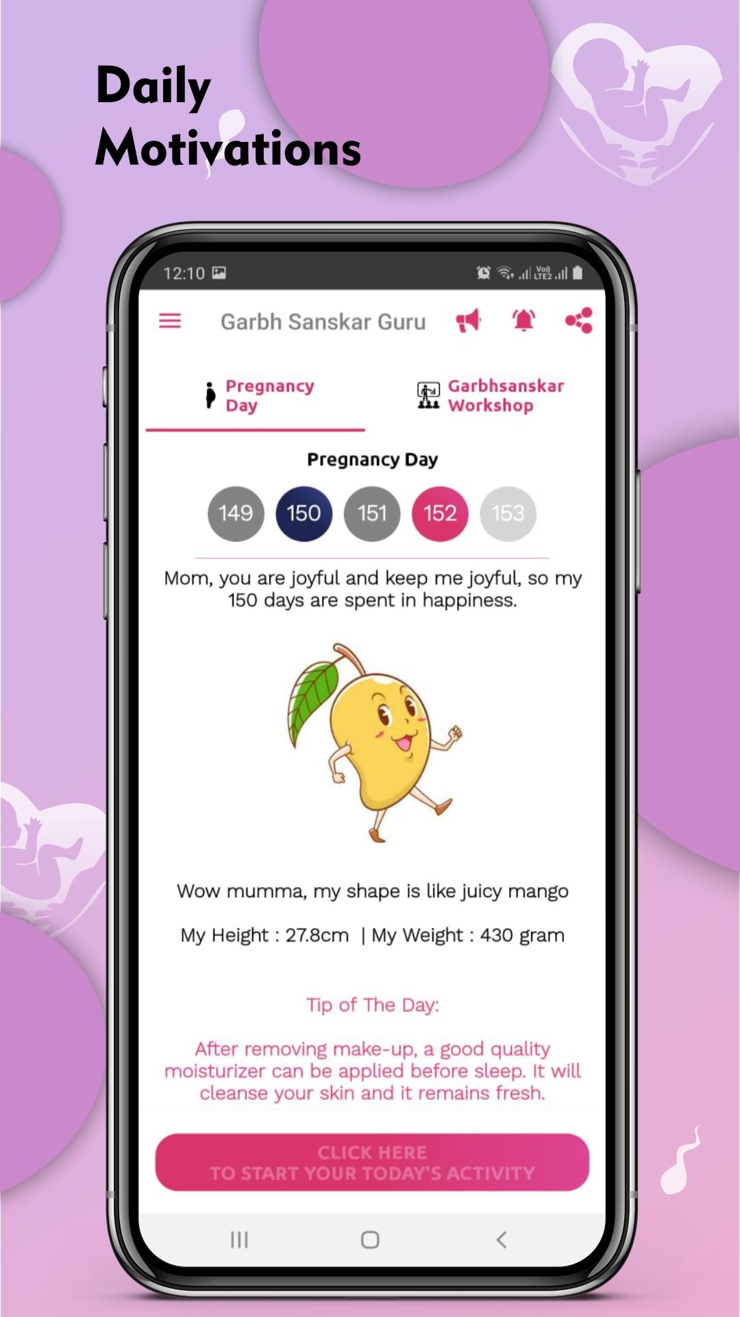 Garbh Sanskar Guru Best companion 4 pregnancy 2.6.32 Screenshot 8