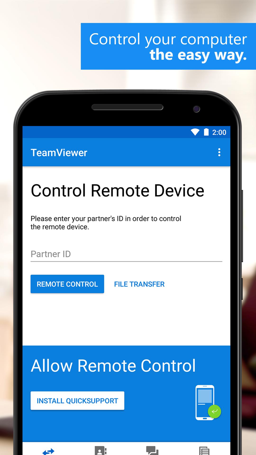 TeamViewer for Remote Control 15.12.12 Screenshot 2