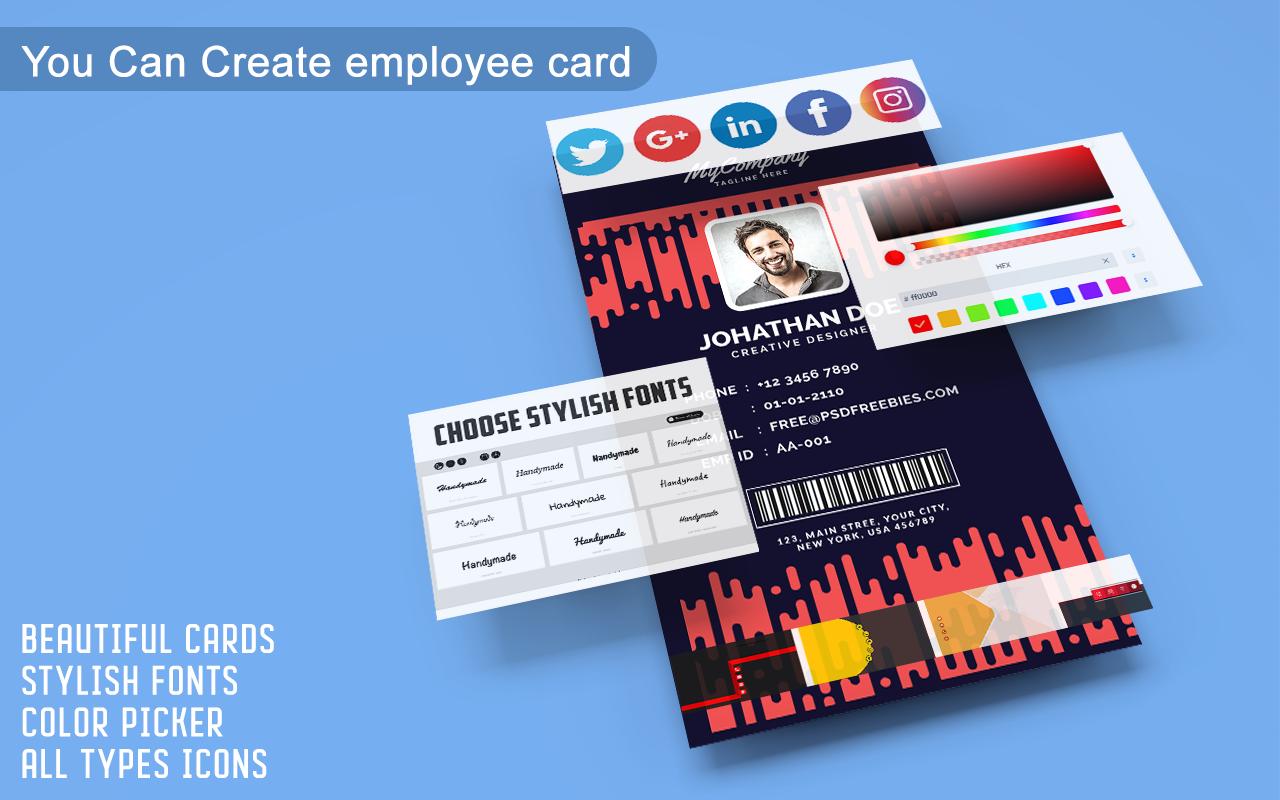 Business Card Maker – Free Employee Card maker 30.0.1 Screenshot 5