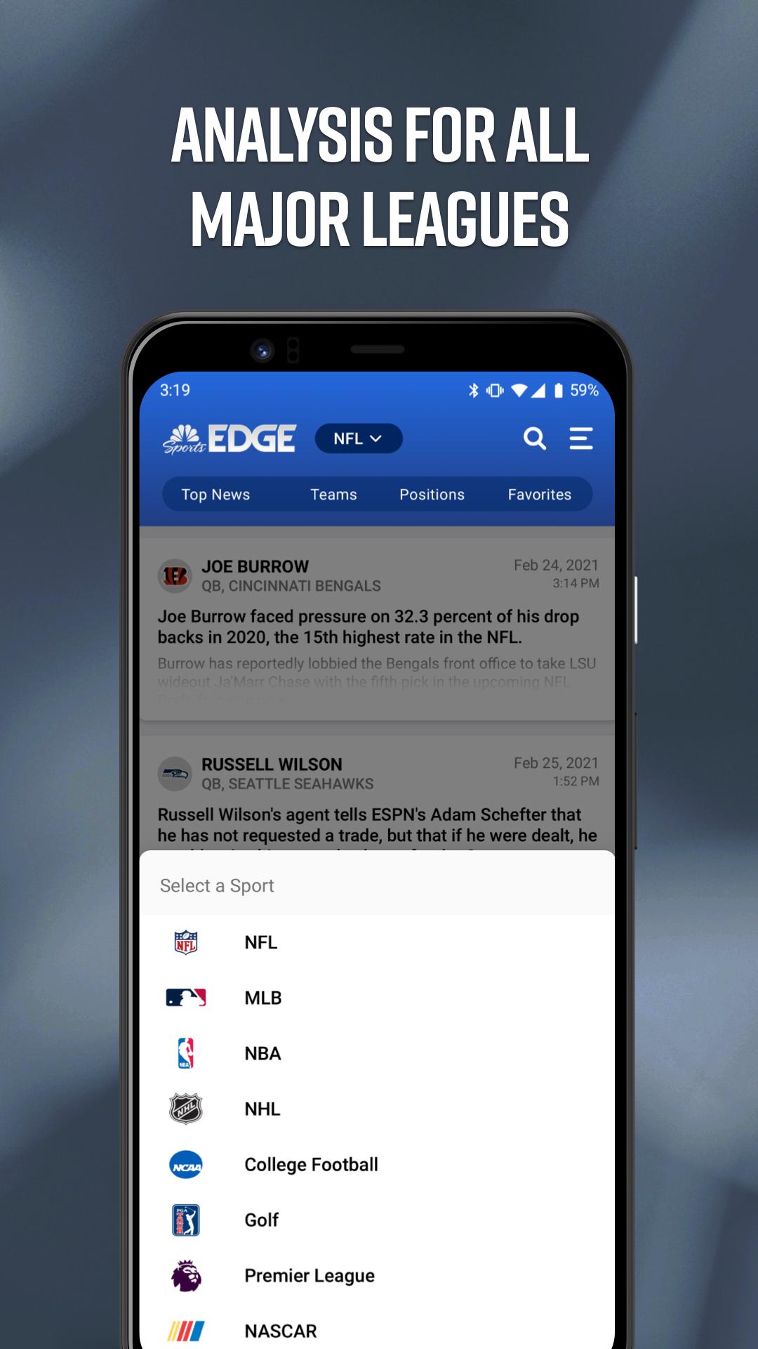 NBC Sports EDGE 1.3 Screenshot 4