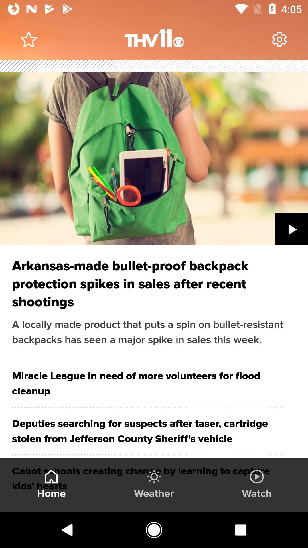 Arkansas News from THV11 43.2.41 Screenshot 1