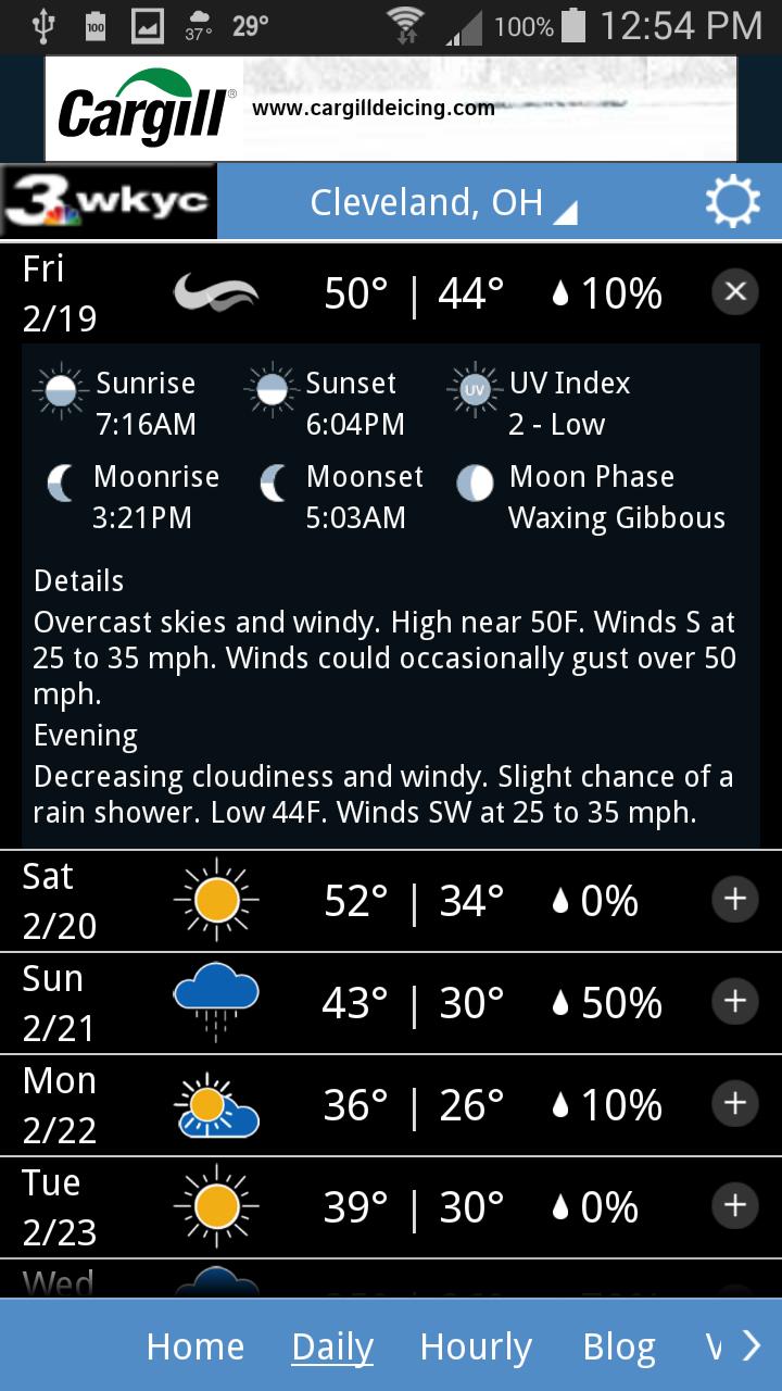 WKYC Weather 5.1.201 Screenshot 2