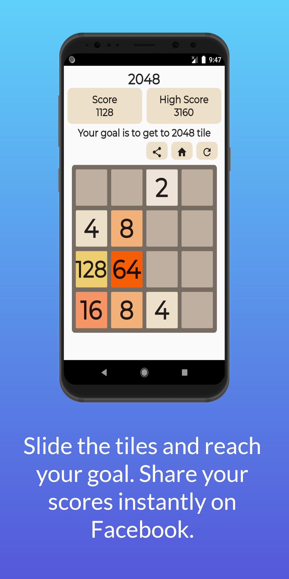 2048 Classic : Puzzle Game 2.0.0 Screenshot 3
