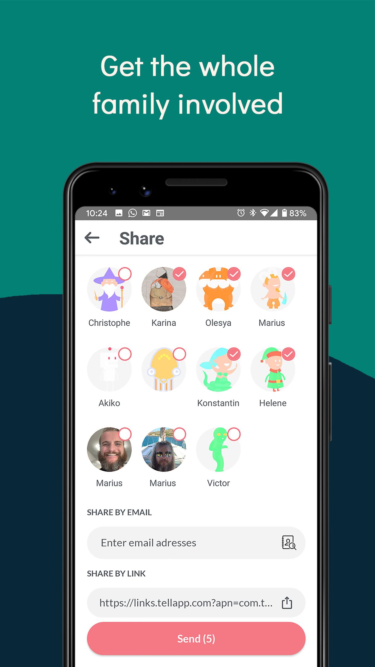 Tell record + share stories 2.0.15 Screenshot 6