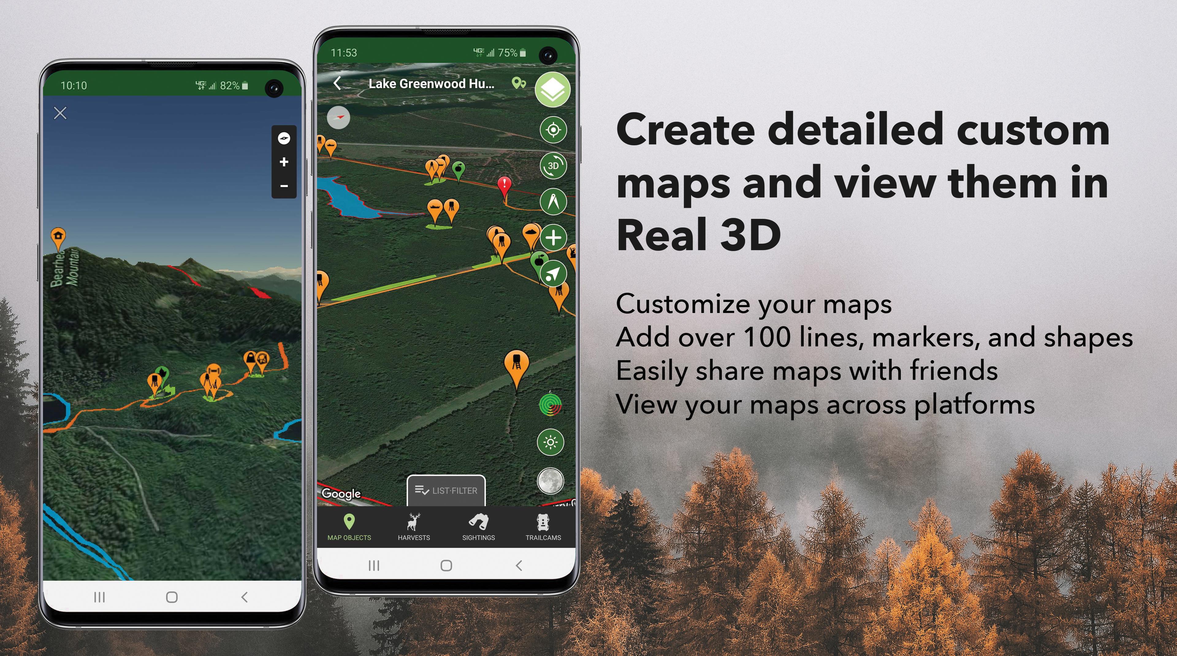 HuntStand Hunting Maps, GPS Tools, Weather 6.2.372 Screenshot 1