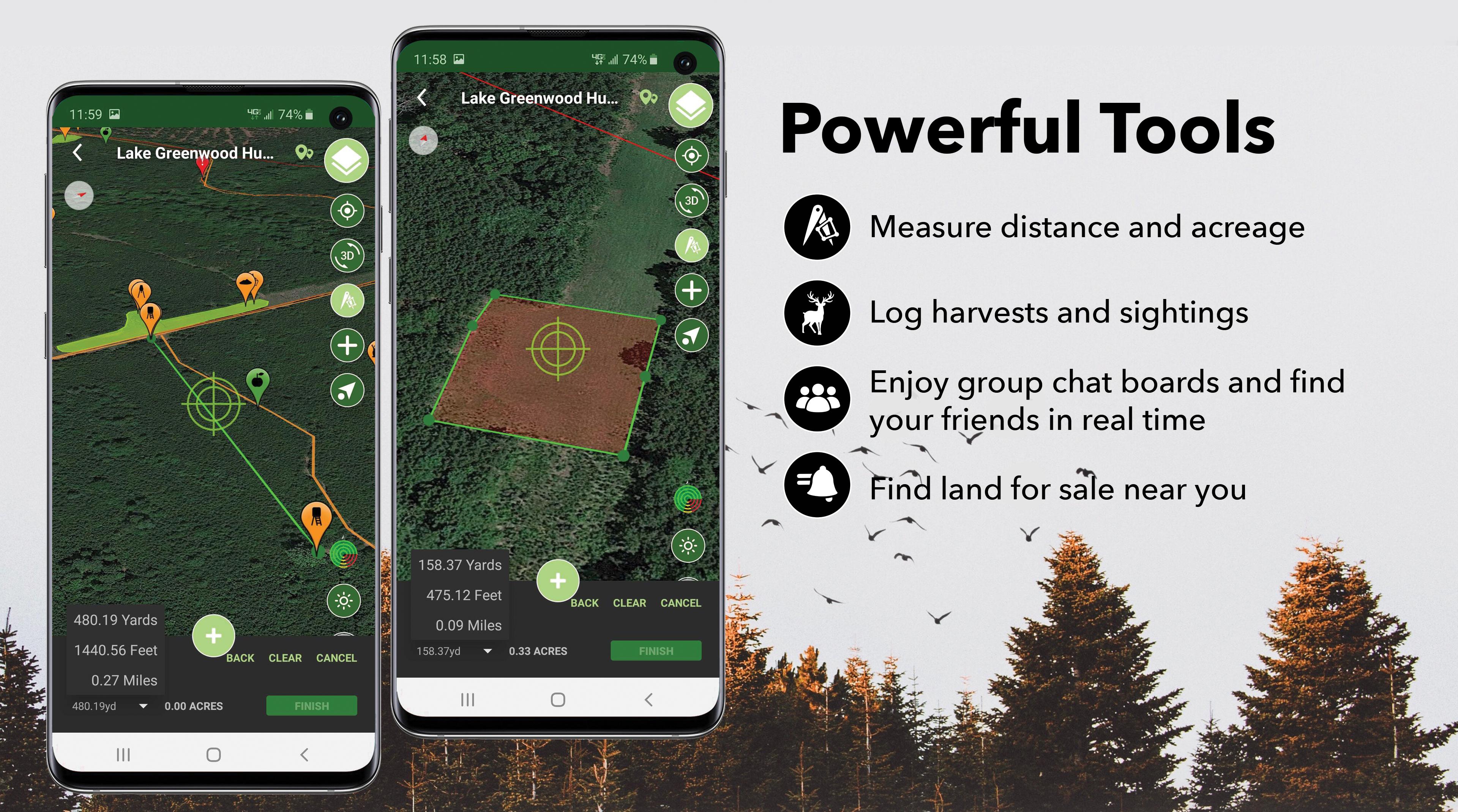 HuntStand Hunting Maps, GPS Tools, Weather 6.2.372 Screenshot 3