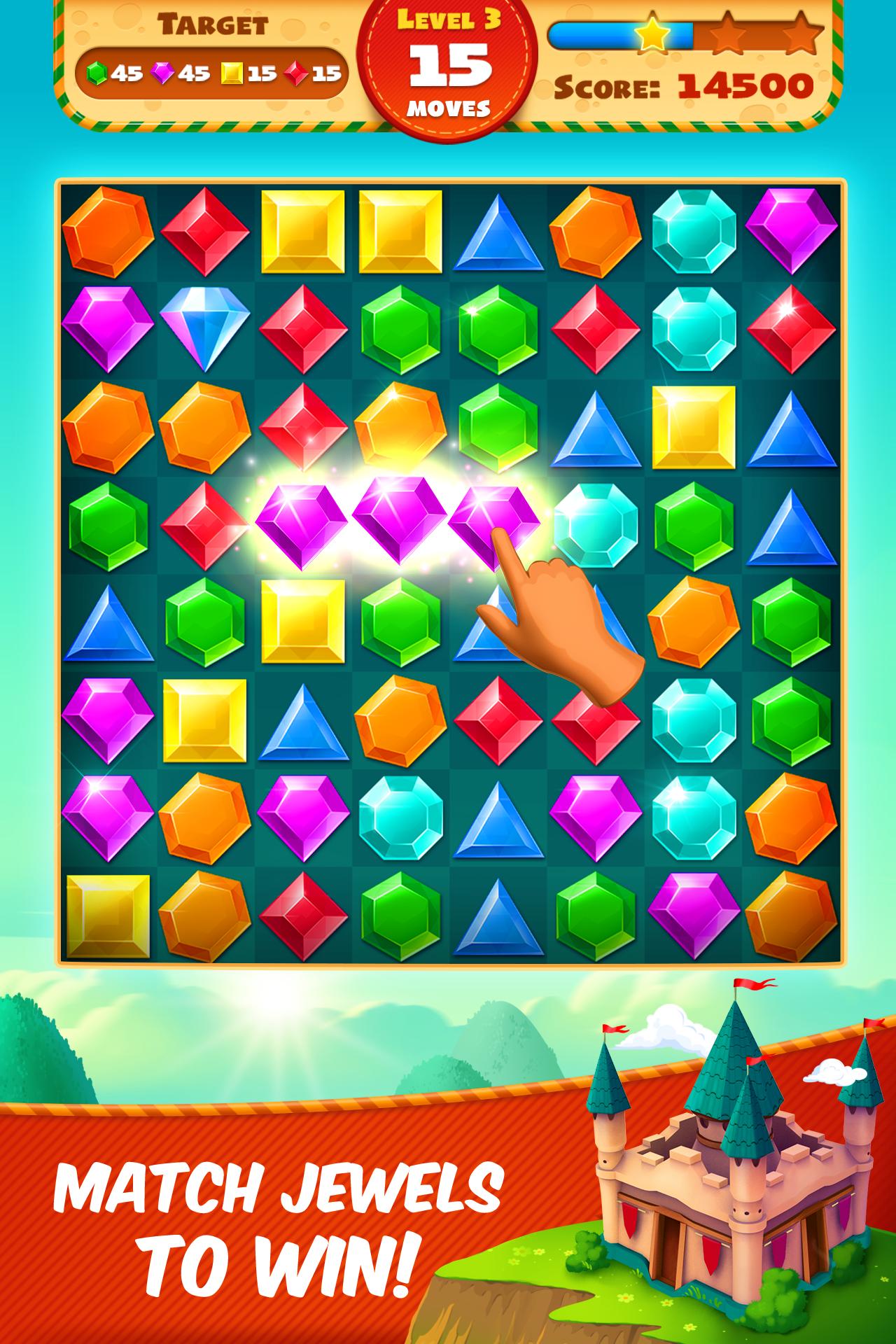 Jewel Empire : Quest & Match 3 Puzzle 3.1.22 Screenshot 1