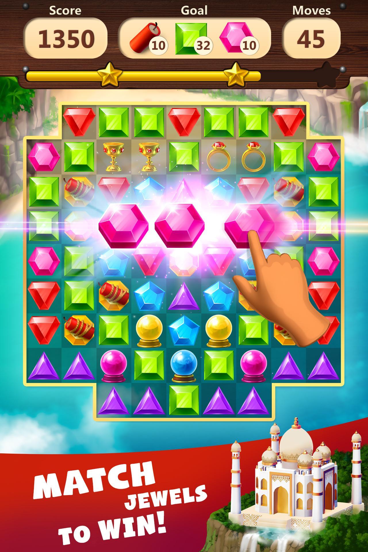 Jewels Planet - Free Match 3 & Puzzle Game 1.2.2 Screenshot 1