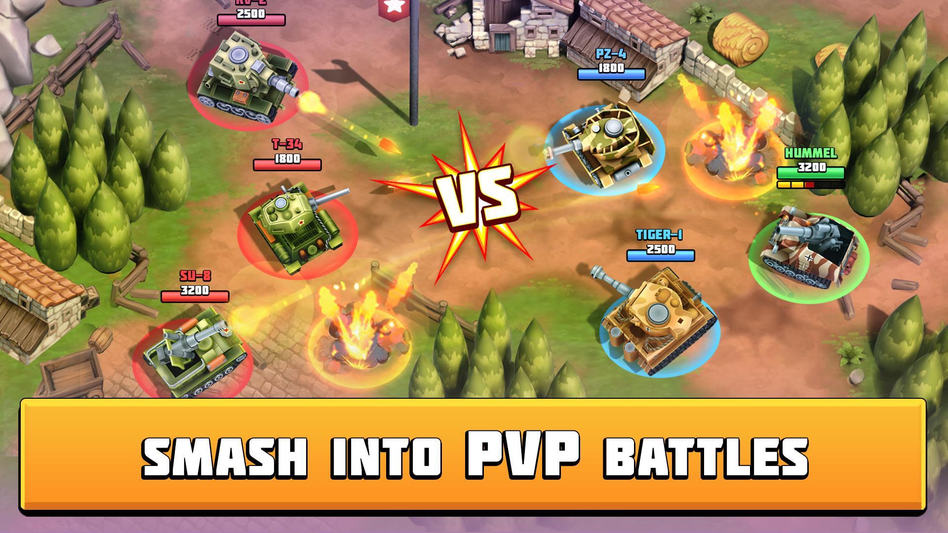 Tanks Brawl : Fun PvP Battles! 1.0.2600 Screenshot 1