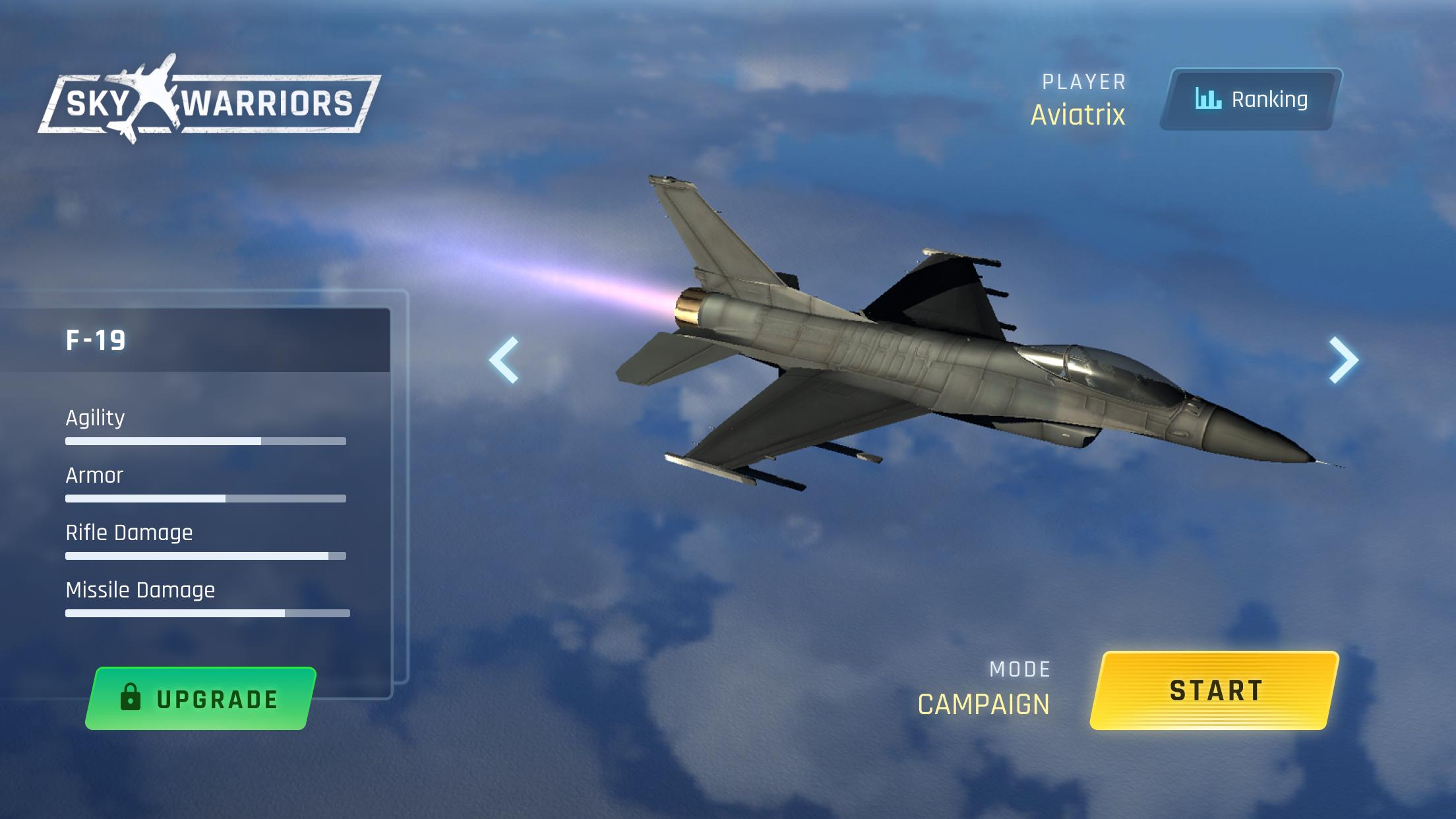 Sky Warriors Air Clash 0.3.0 Screenshot 2