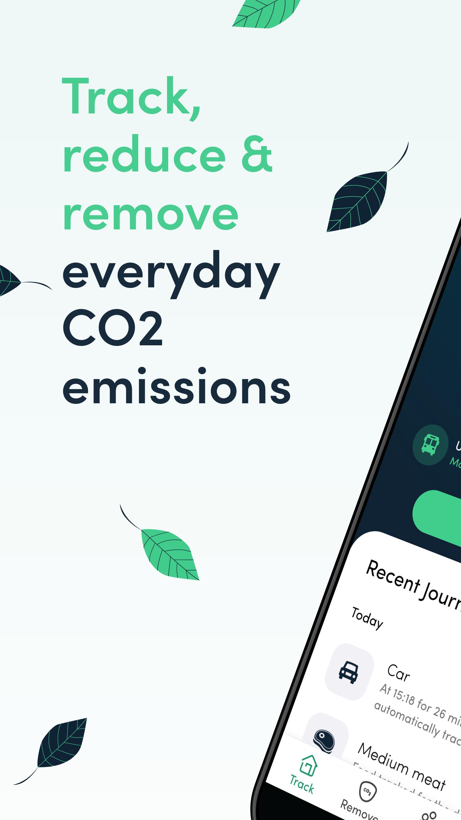 Carbon Footprint & CO2 Tracker for Travel and Food 1.1.4 Screenshot 1