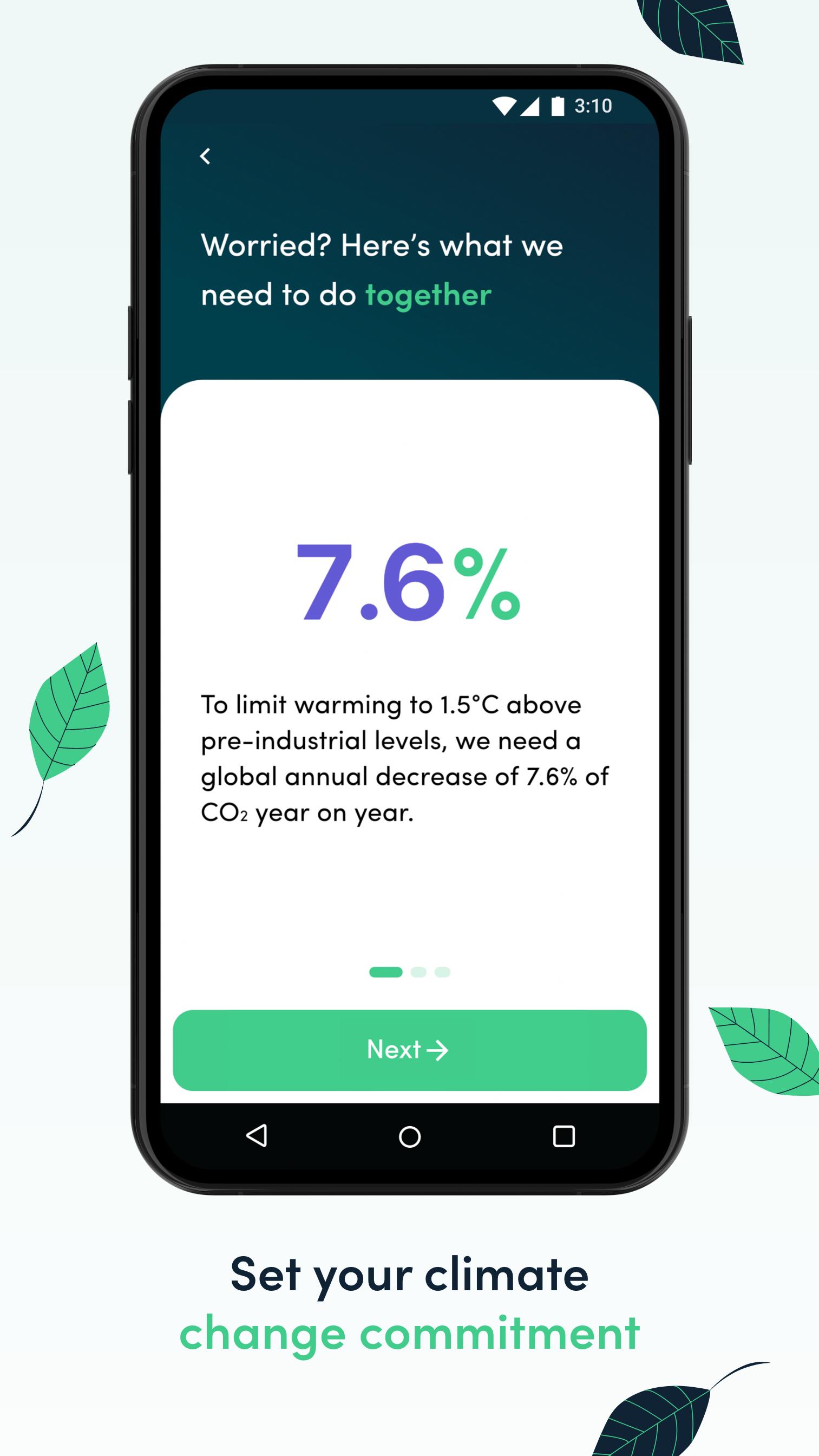 Carbon Footprint & CO2 Tracker for Travel and Food 1.1.4 Screenshot 4