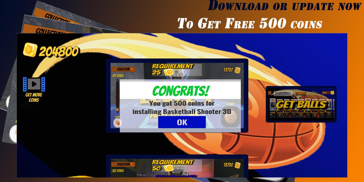 Basketball Shooter 3D - Best Offline Mobile Games 1.6 Screenshot 2