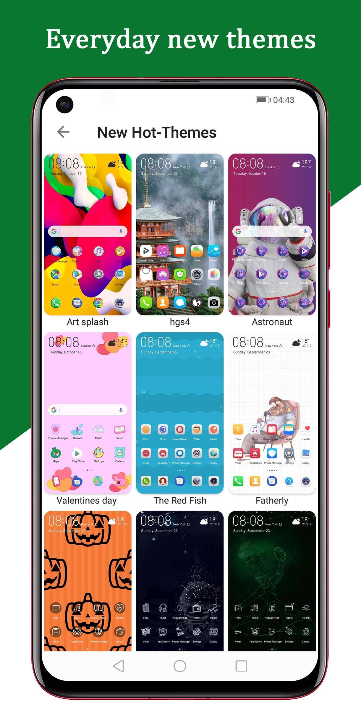Free EMUI themes for Huawei and Honor 2.3 Screenshot 2