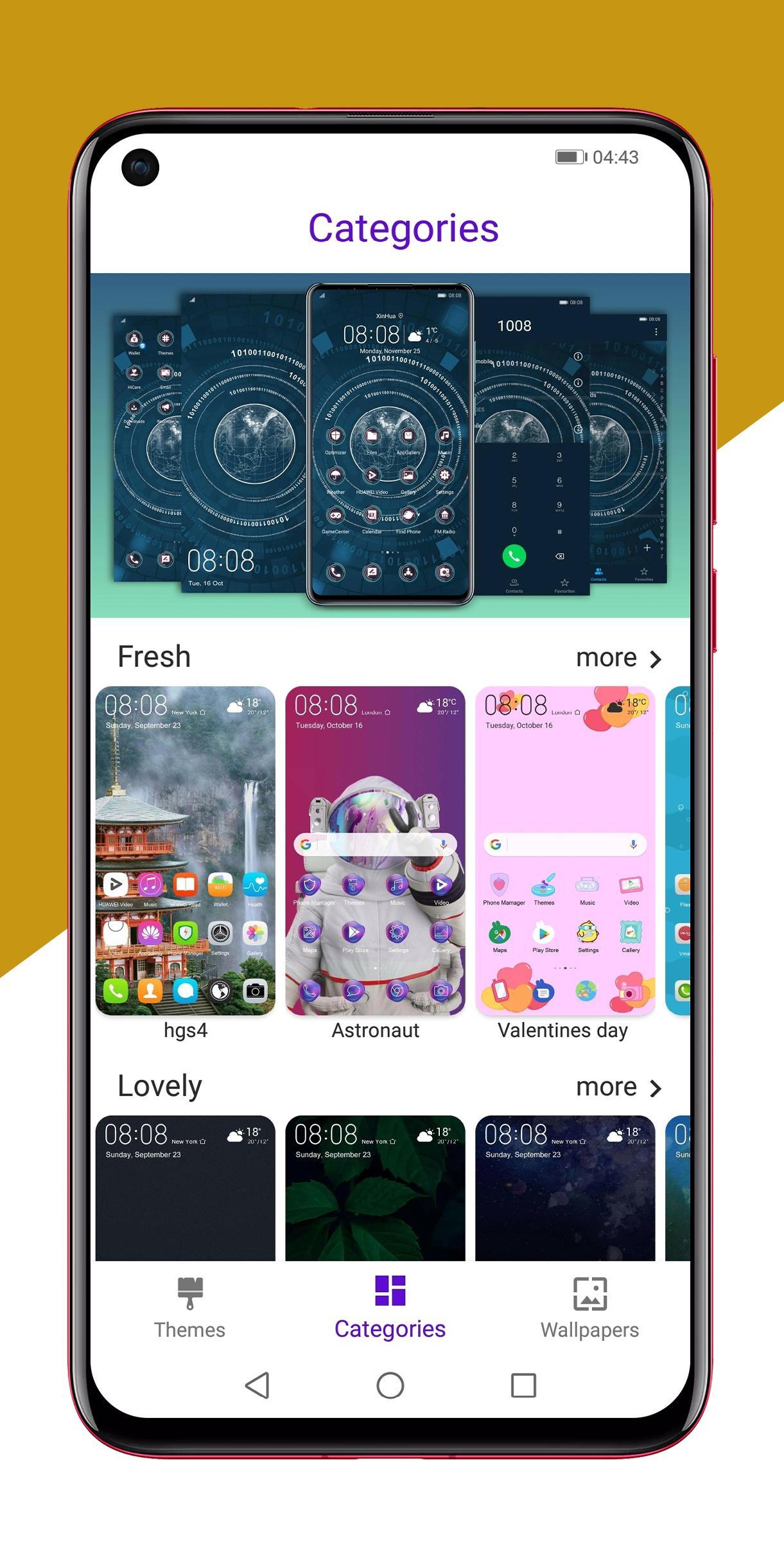 Free EMUI themes for Huawei and Honor 2.3 Screenshot 6