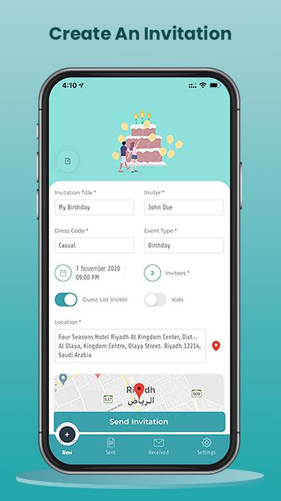 The Hub App - Invitation and RSVP Management App 1.2.1 Screenshot 1