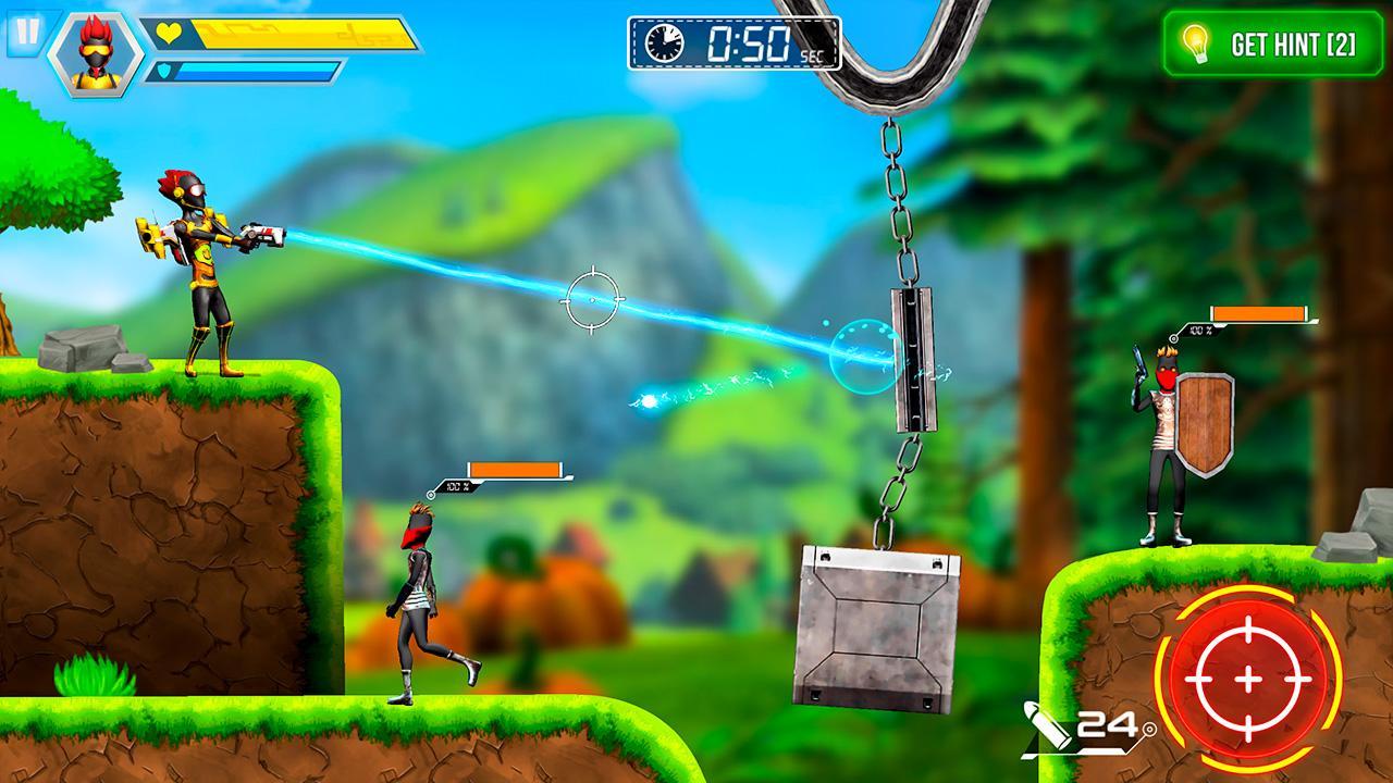 Mr Shooter Offline Game -Puzzle Adventure New Game 1.28 Screenshot 1