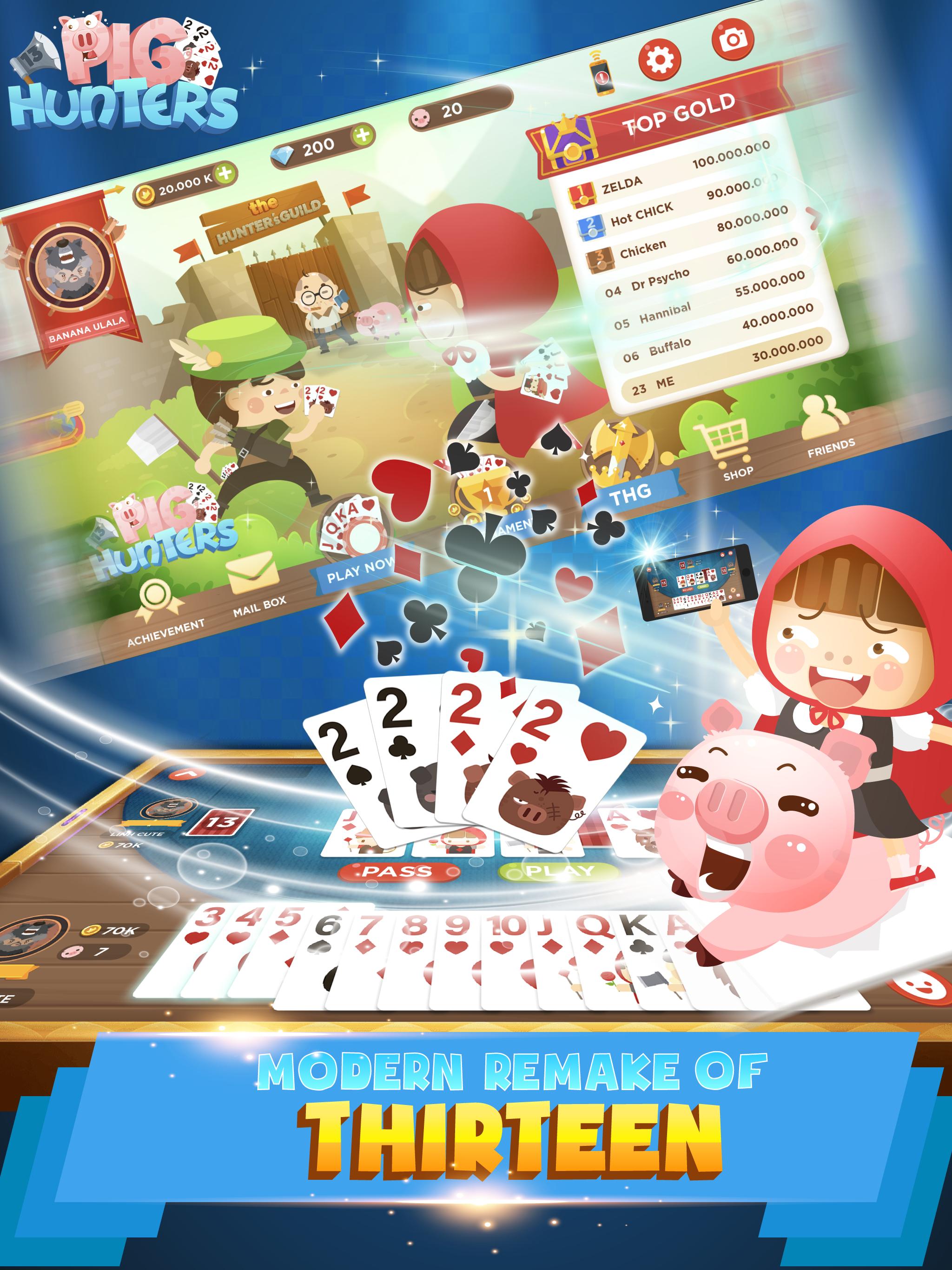 Tien Len Mien Nam - Thirteen: Pig Hunters 1.8.3 Screenshot 15