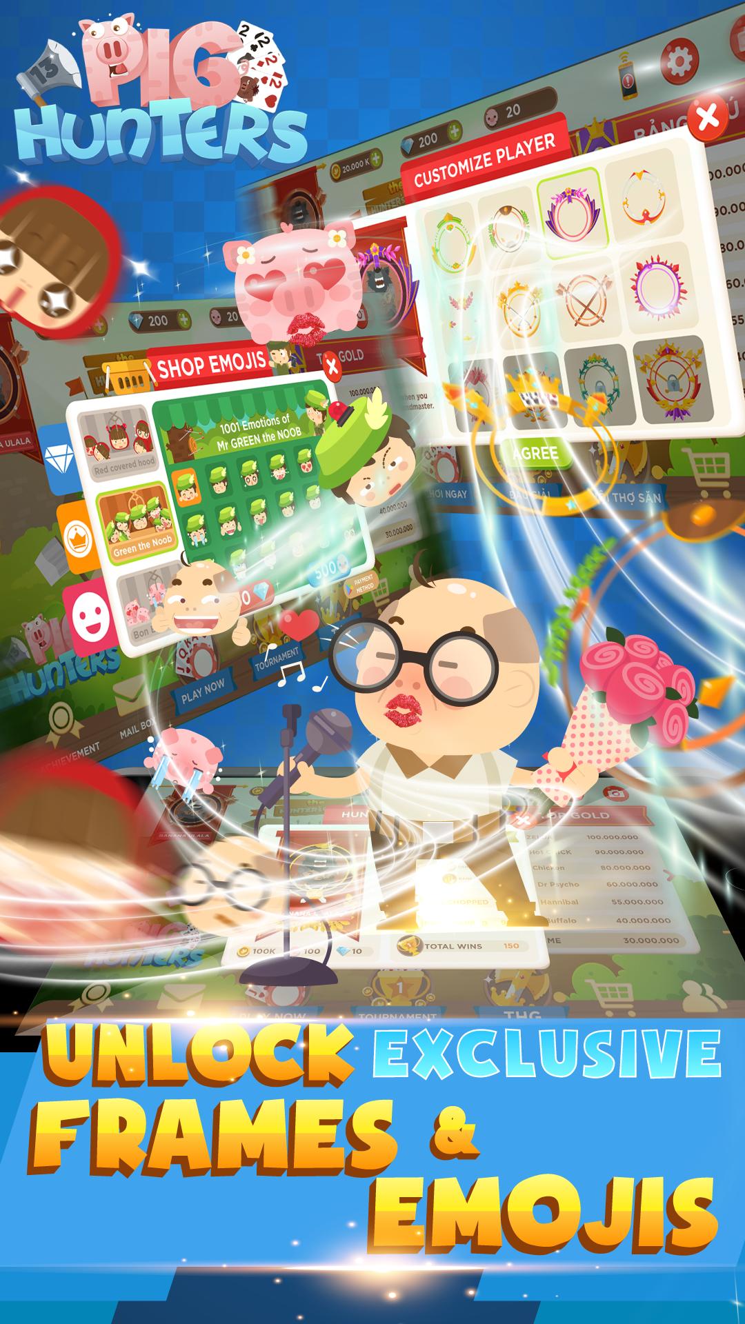 Tien Len Mien Nam - Thirteen: Pig Hunters 1.8.3 Screenshot 4
