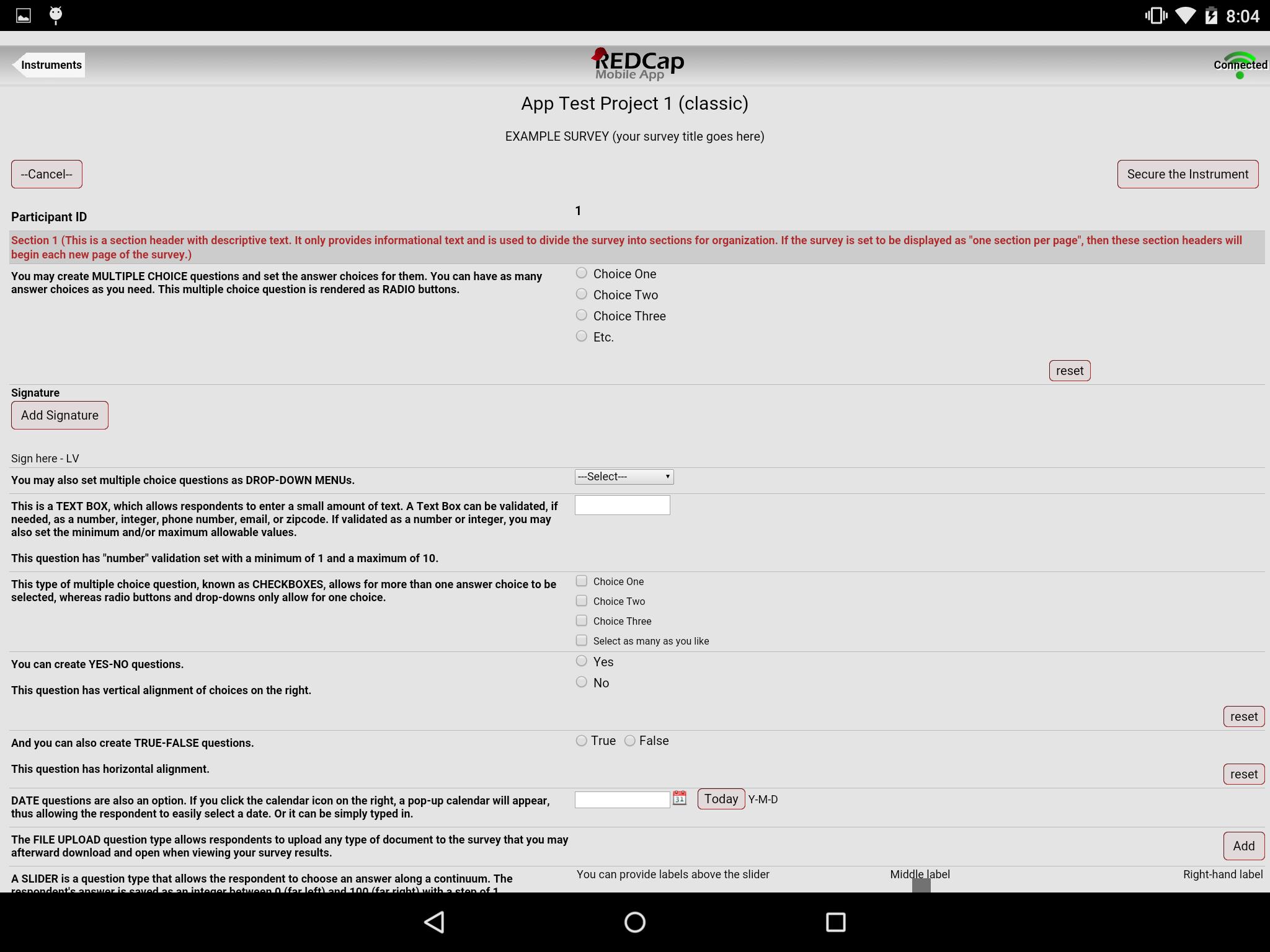 REDCap Mobile App 5.13.3 Screenshot 4