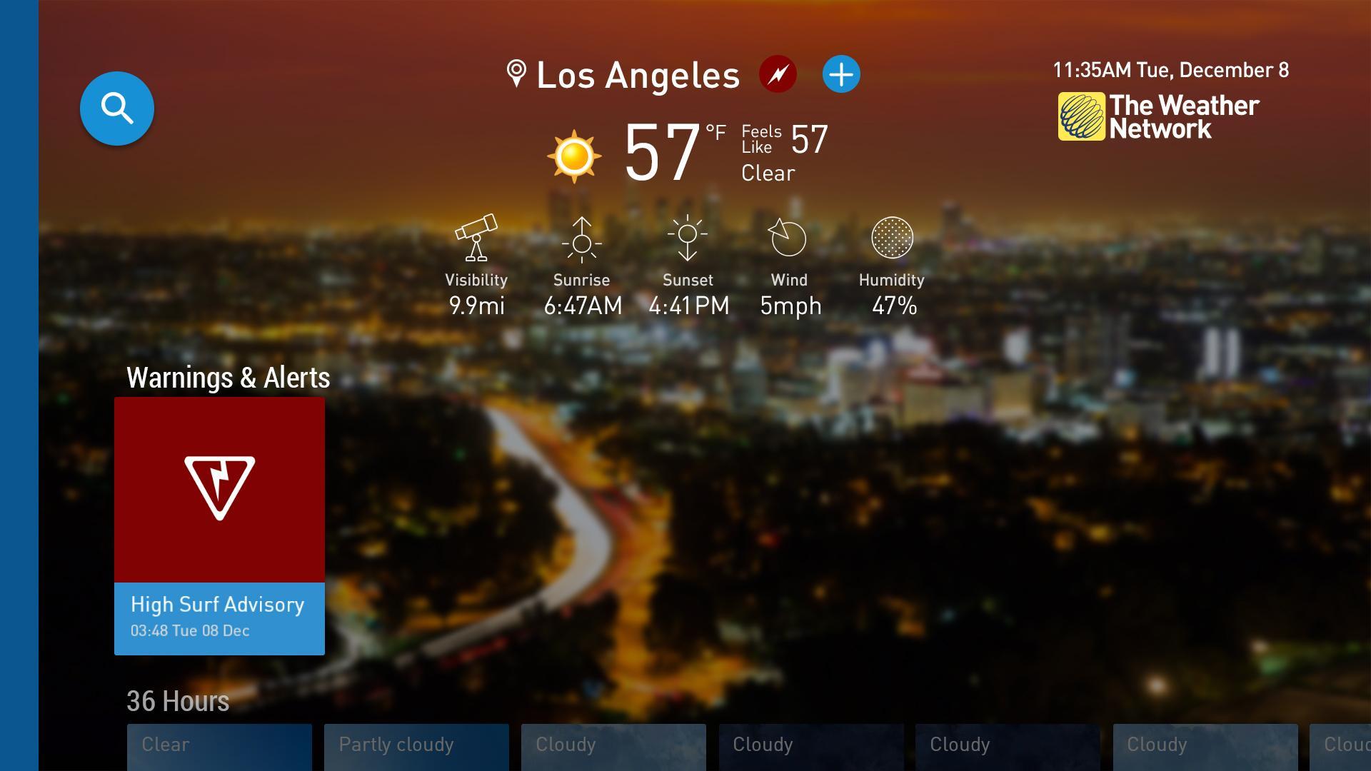 The Weather Network TV App 1.1.5.2 Screenshot 7