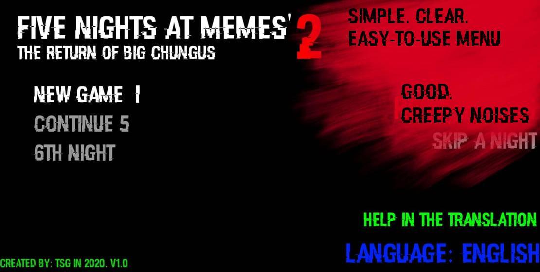 Five Nights at Memes' 2: The return of Big Chungus 1.0.4 Screenshot 1