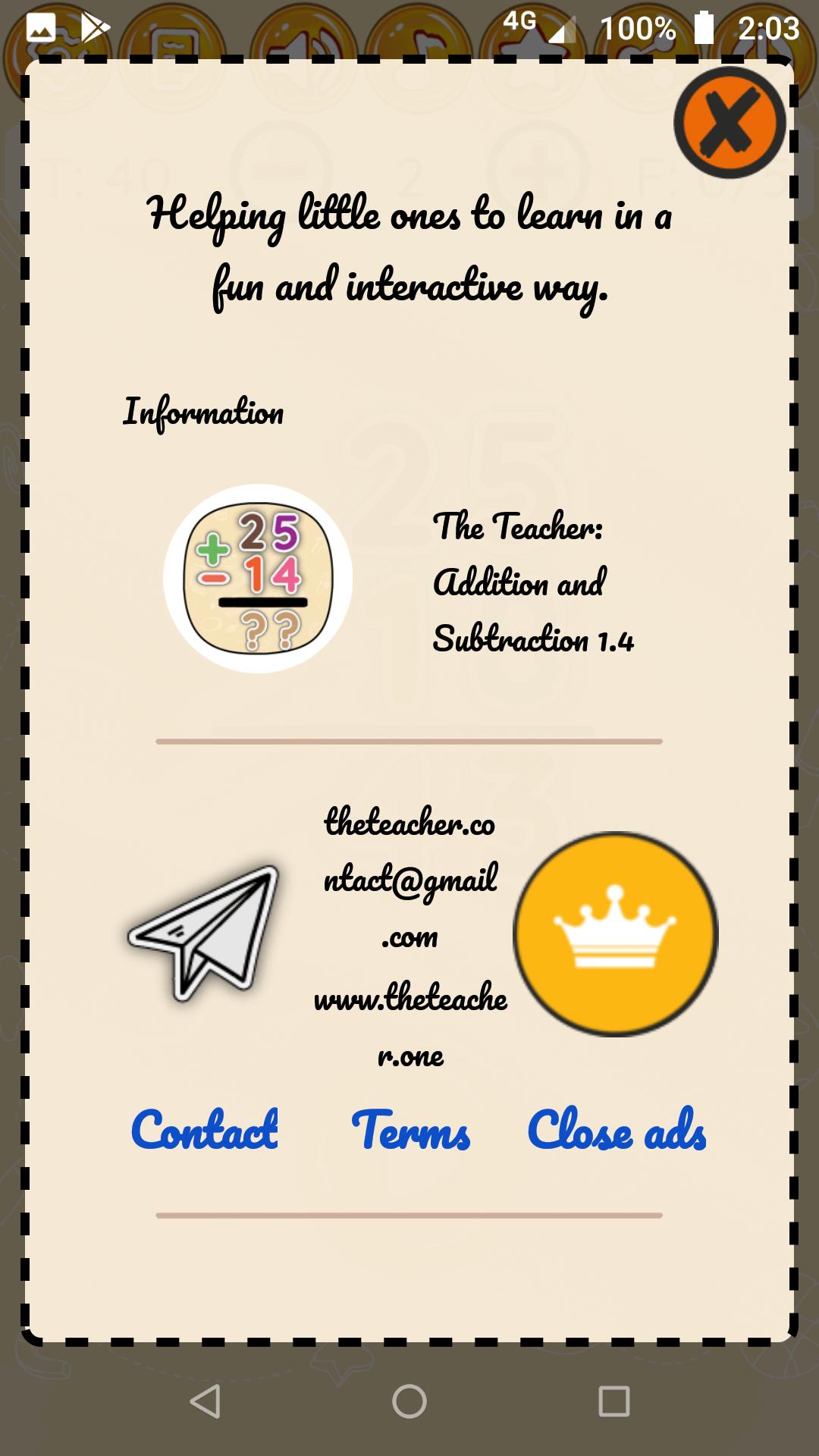 The Teacher: Addition and Subtraction 2.3 Screenshot 8