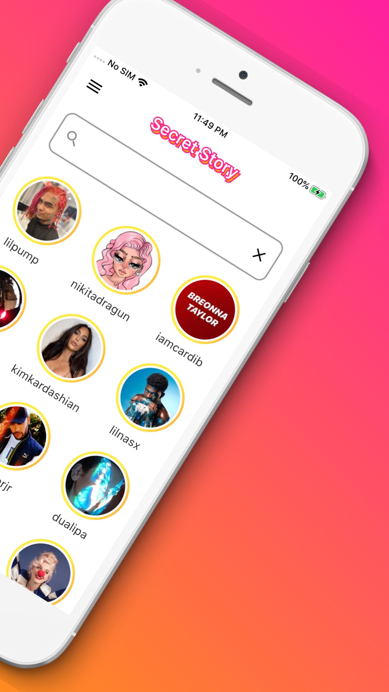 Secret Story for Instagram - incognito stories 1.0.6 Screenshot 2