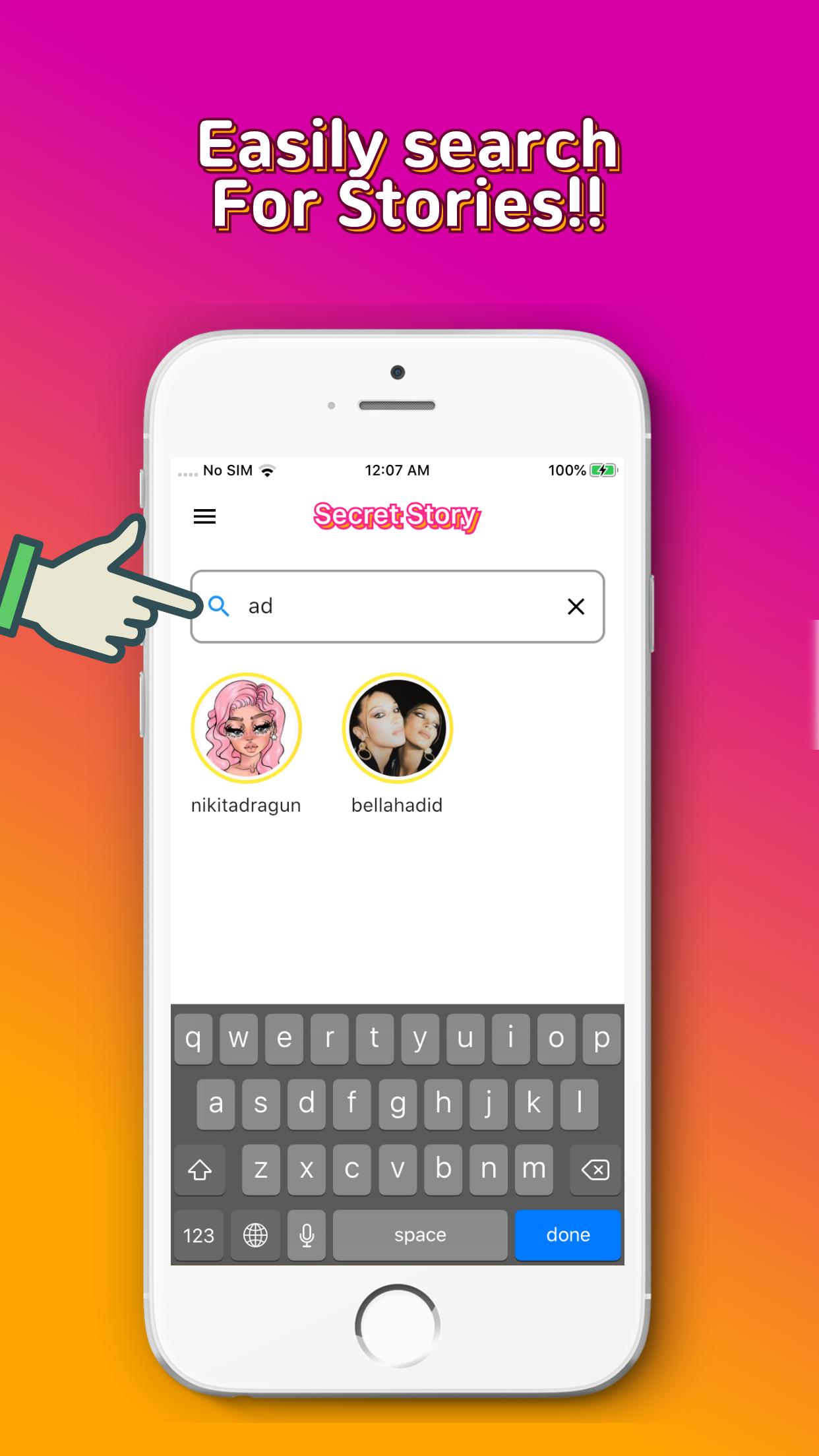 Secret Story for Instagram - incognito stories 1.0.6 Screenshot 3