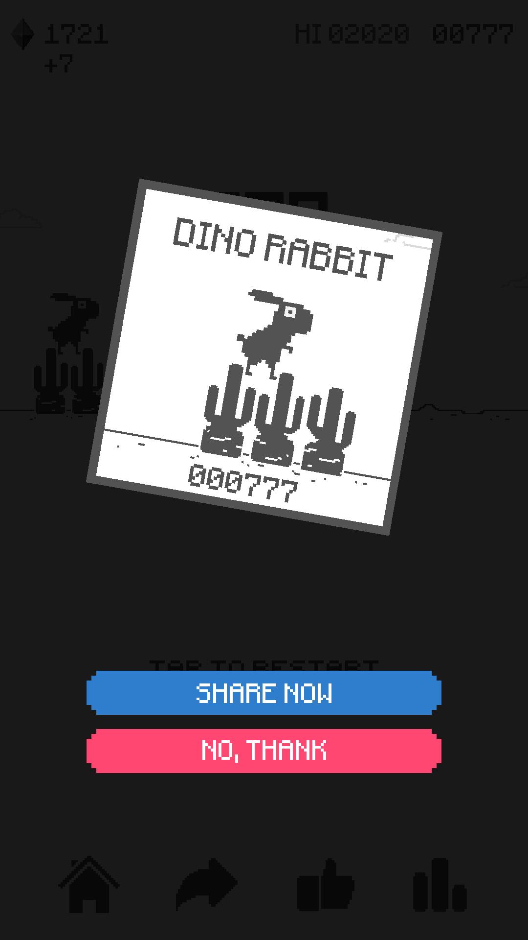 Dino Rabbit Dino Run Away 1.5 Screenshot 12