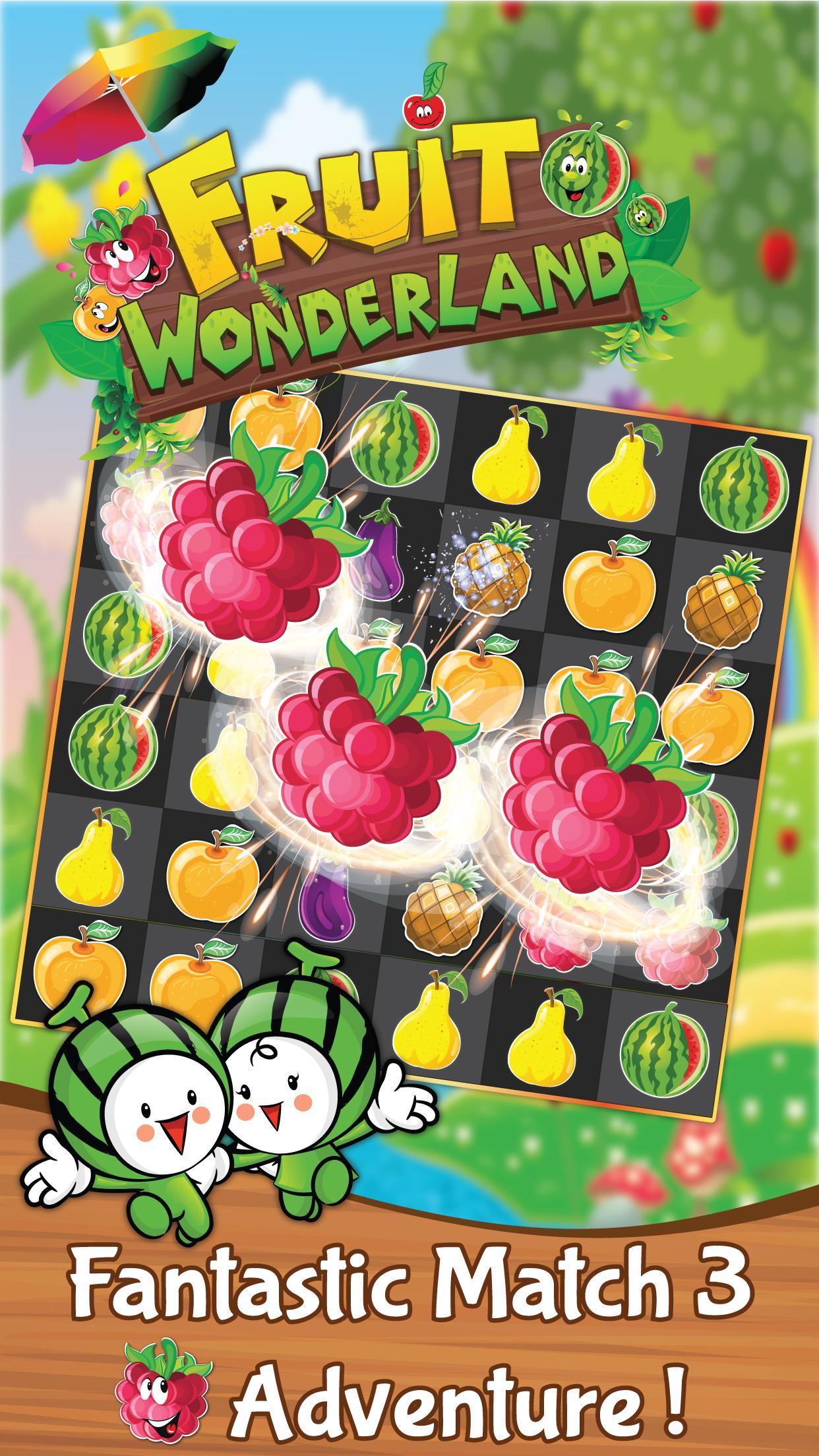 Match 3 Fruit Wonderland Puzzle - Jungle Adventure 1.101 Screenshot 3