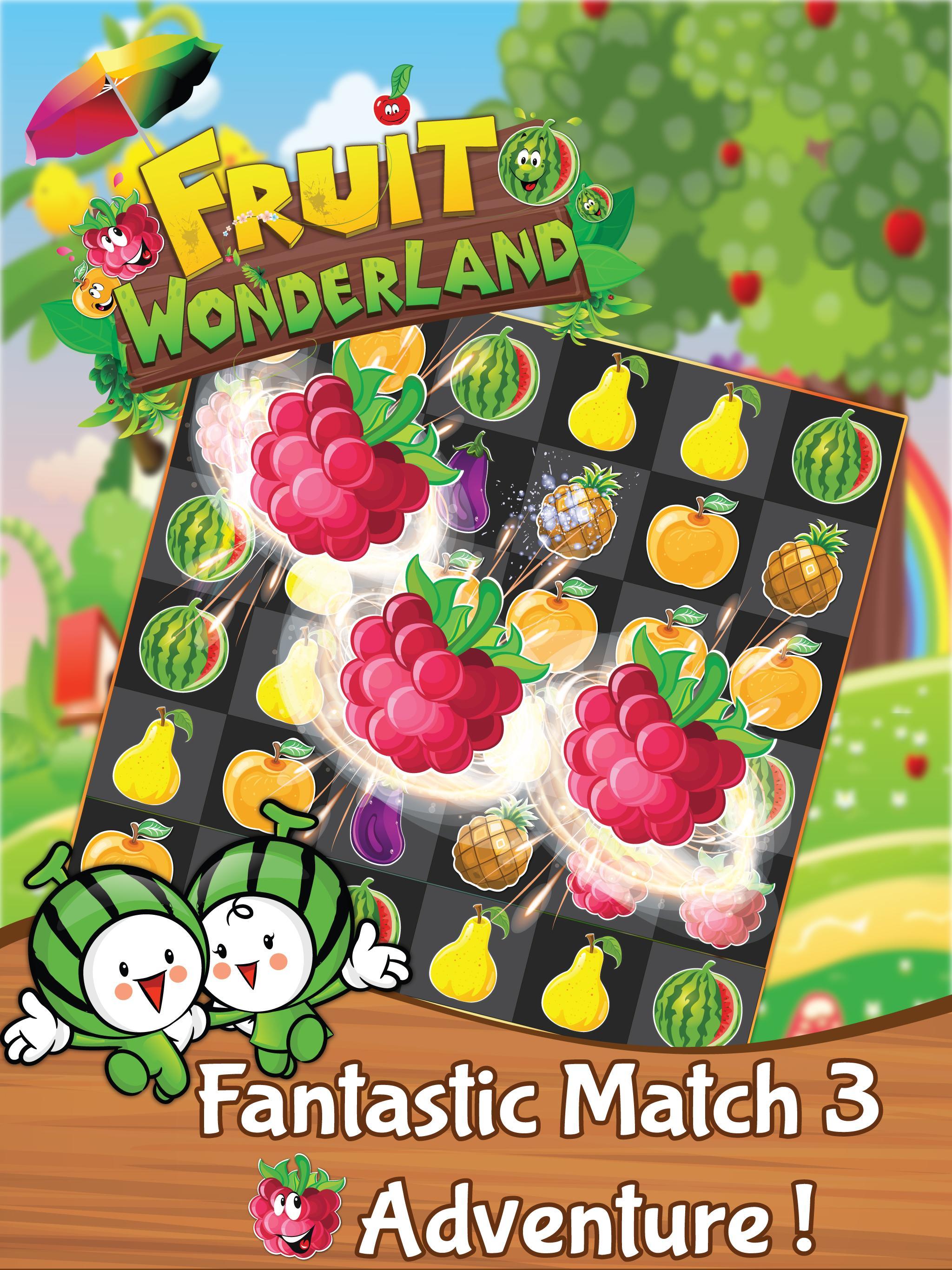 Match 3 Fruit Wonderland Puzzle - Jungle Adventure 1.101 Screenshot 6