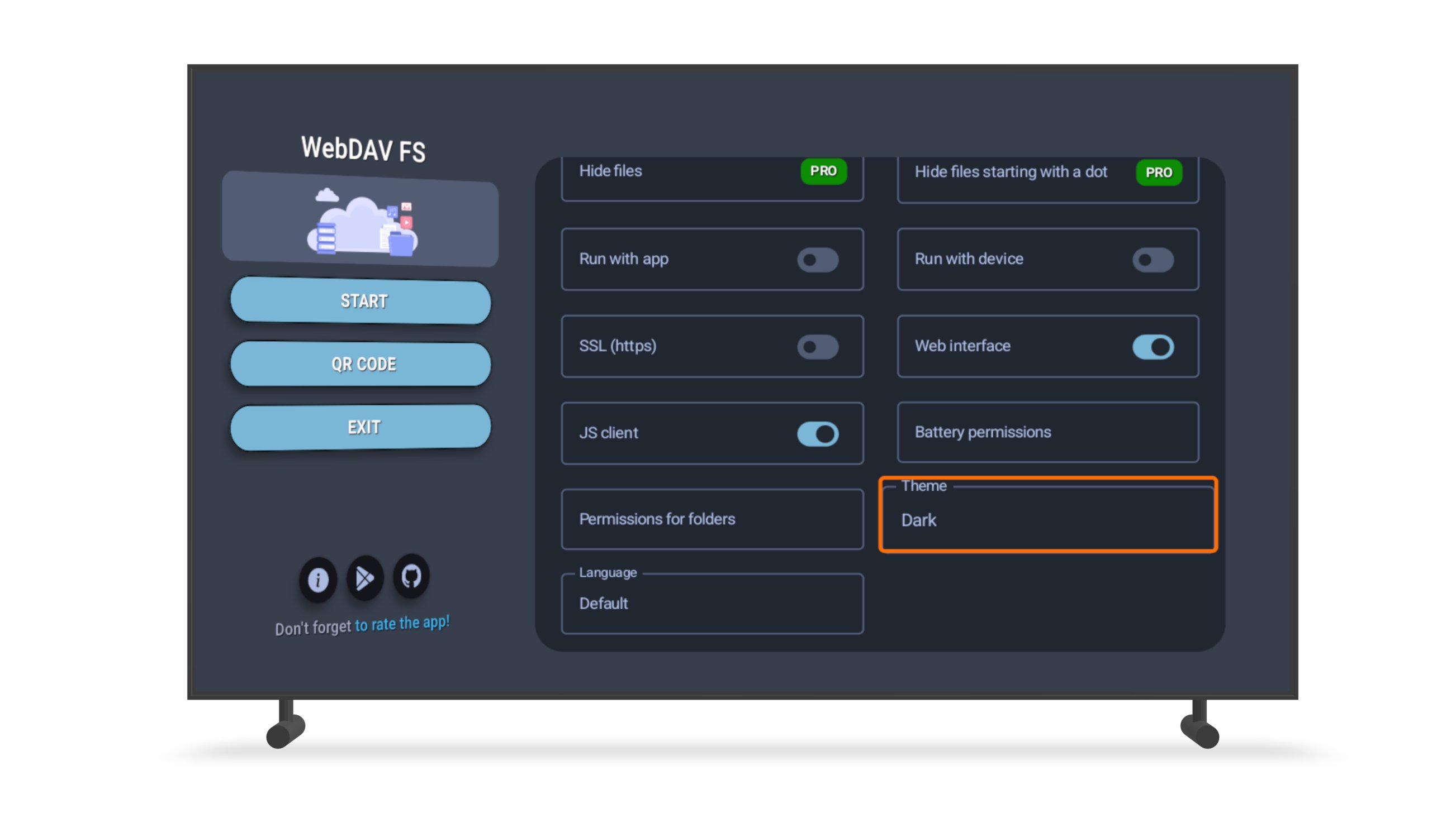 WebDAV FS Server 1.3.0 Screenshot 5