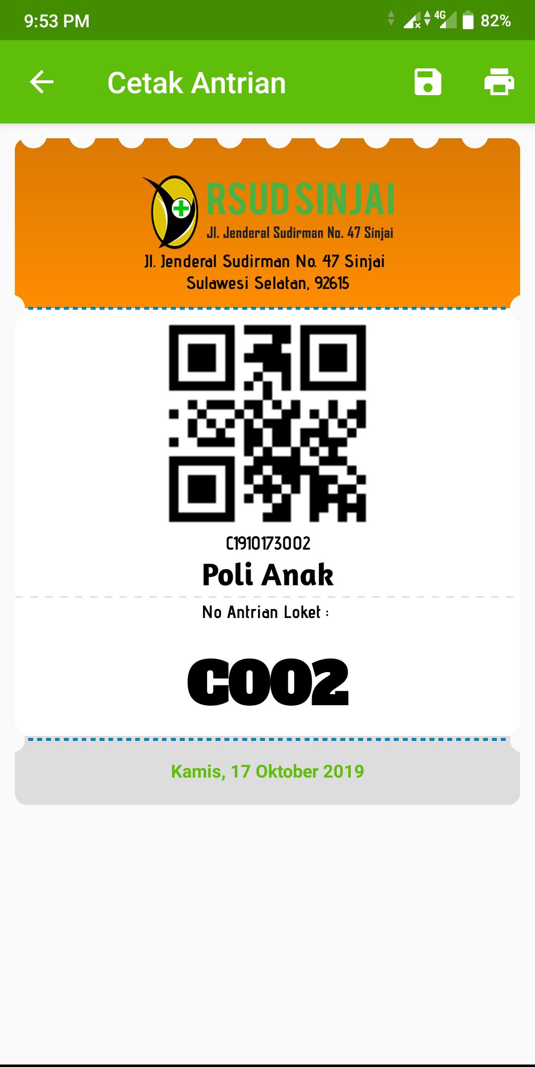E Siantri RSUD Sinjai 8.0.6 Screenshot 5