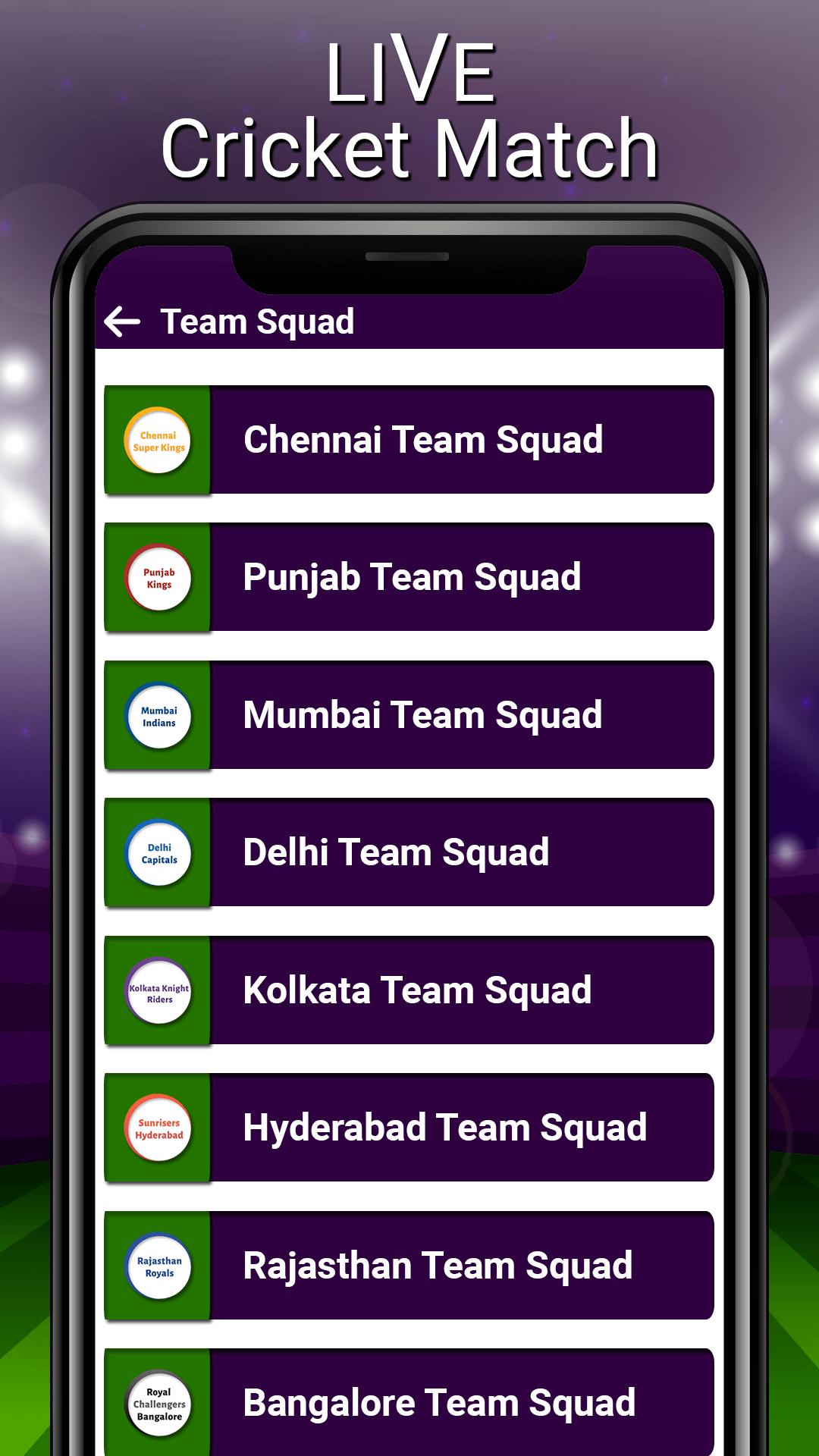 DreamIPL Schedule, Live Scores, Points Table Live 1.2 Screenshot 5