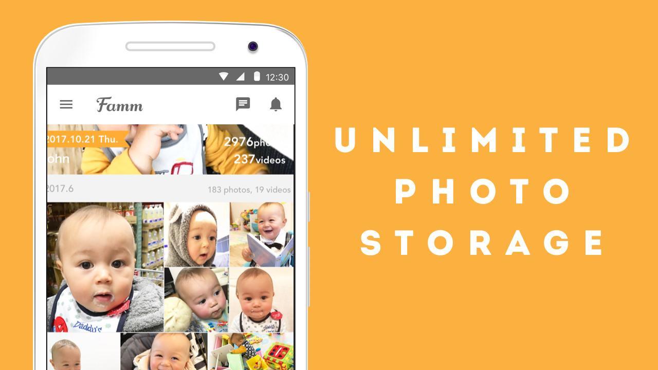 Famm photo & video storage for baby and kids 5.18.0 Screenshot 6