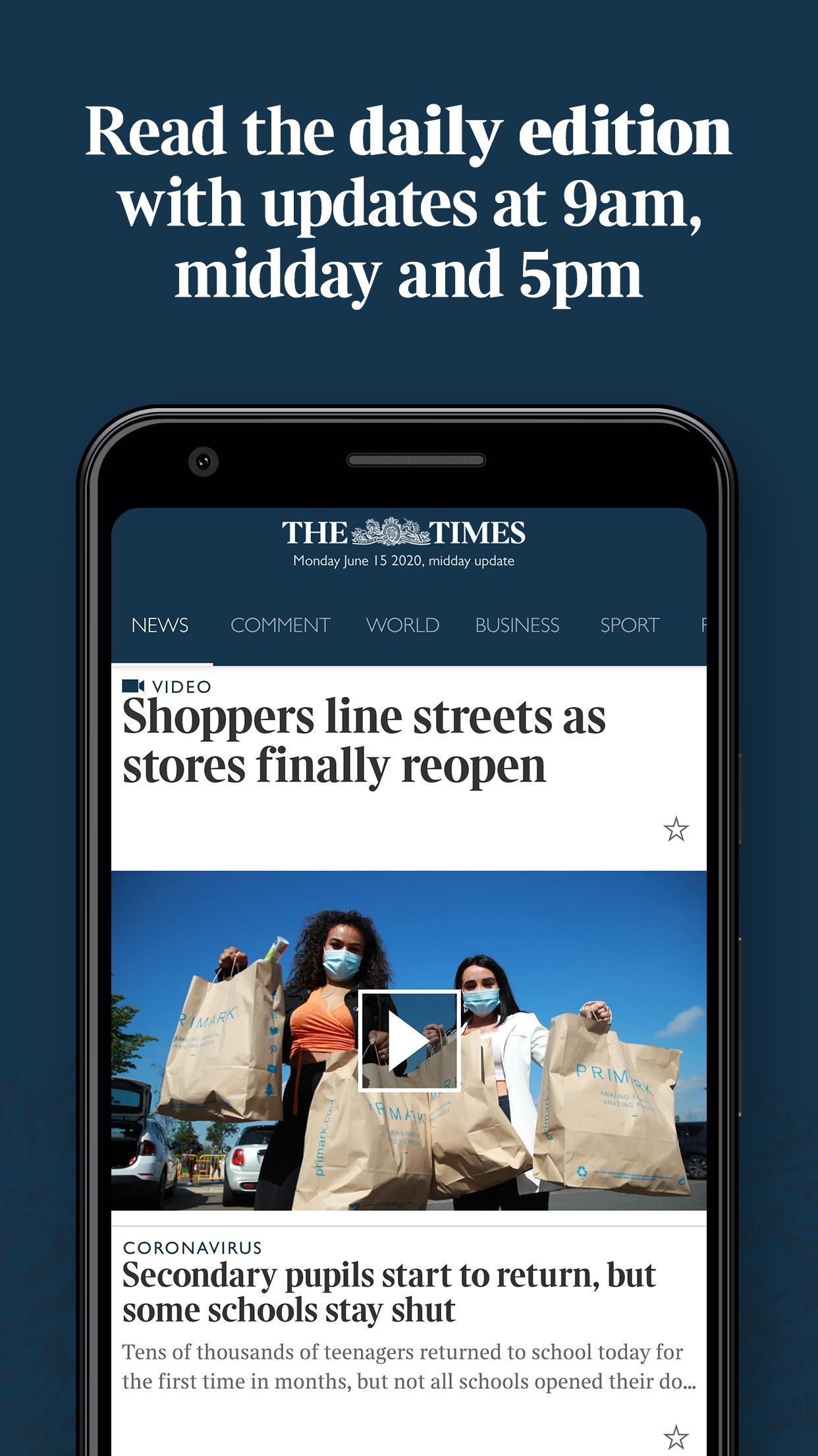 The Times amp; The Sunday Times 6.9.0 Screenshot 1