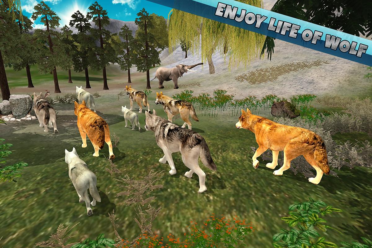 Arctic Wolf Family Simulator Wildlife Animal Game 2.4 Screenshot 12