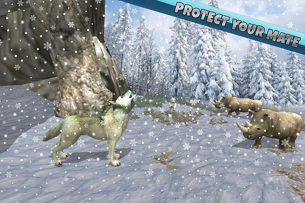Arctic Wolf Family Simulator Wildlife Animal Game 2.4 Screenshot 15