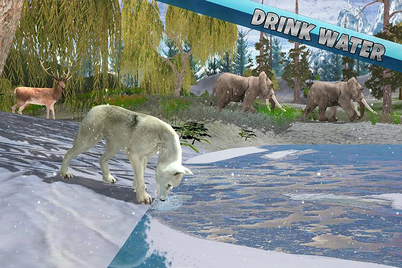 Arctic Wolf Family Simulator Wildlife Animal Game 2.4 Screenshot 5