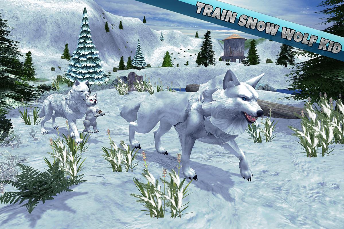 Arctic Wolf Family Simulator Wildlife Animal Game 2.4 Screenshot 7