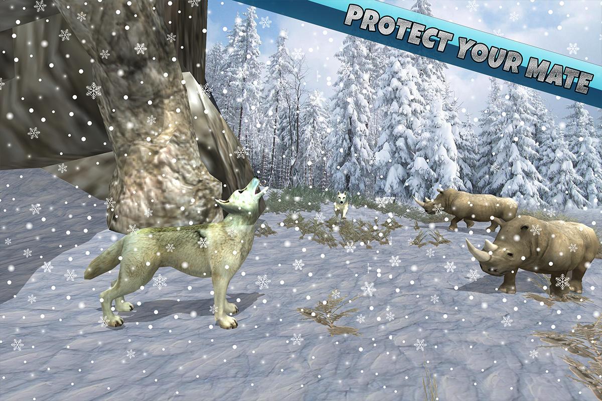 Arctic Wolf Family Simulator Wildlife Animal Game 2.4 Screenshot 9