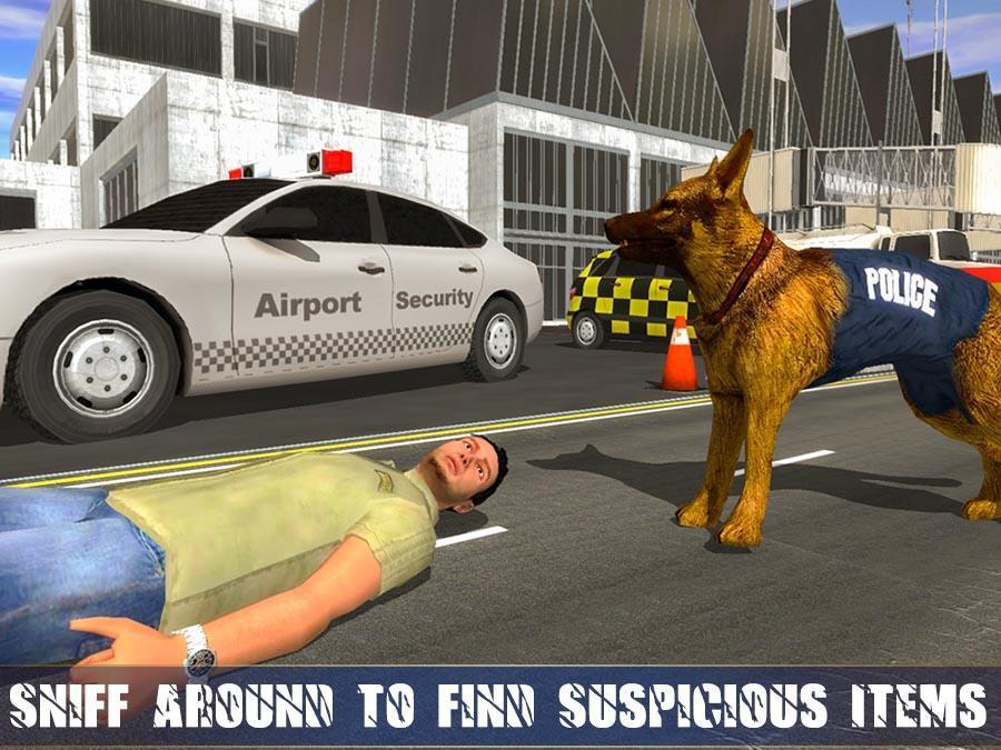 Police Dog Airport Crime Chase Dog Games 2.9 Screenshot 13