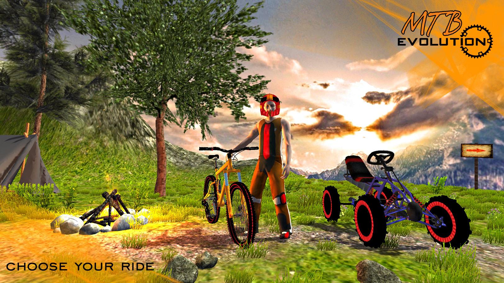 MTB Evolution Riders Sreering Bike Simulator 2.8 Screenshot 1